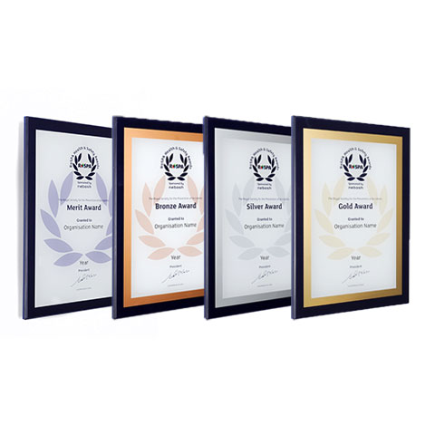 Achievement Award Plaques (Merit – Gold)